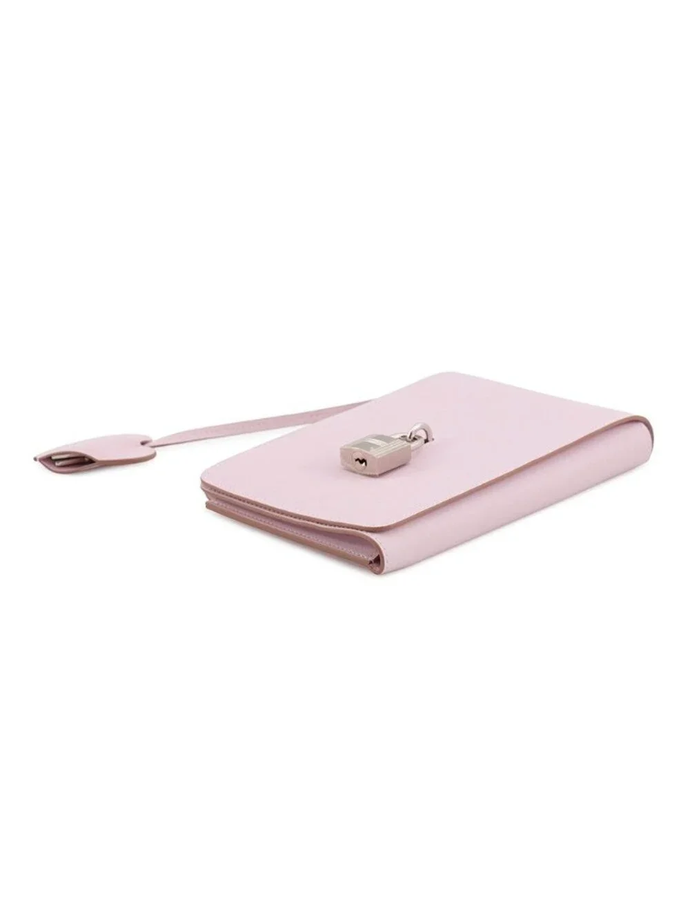 Hermes Note Cover Carnet Secret Mauve Pale Silver Swift Della Cavalleria
